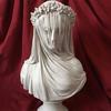 Artistic Veil Decoration for Women A Mysterious and Retro Home Decoration Piece with A White Statue