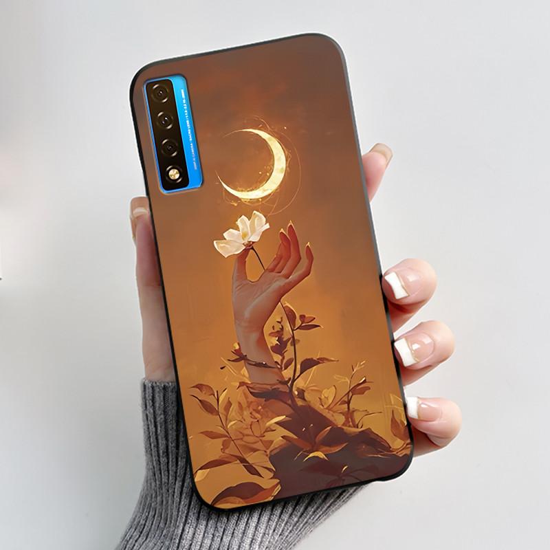 Casing For TCL 20 20S 20 Pro 5G 20L Plus 20L+ Case Luxury Dragon Cute Cool Boys Girls Black Soft Silicone Phone Case Back Cover