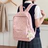 Schoolbag Korean Version of the New Campus Style Student Schoolbag Female Cute Little Star Junior High School Backpack Light Travel Backpack