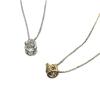 Golden Crown Necklace Women Zircon Clavicle Chain Gold Plated Pendant