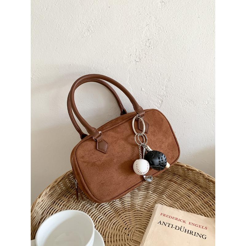 Autumn and winter suede bag retro trend shoulder messenger bag versatile small handbag women