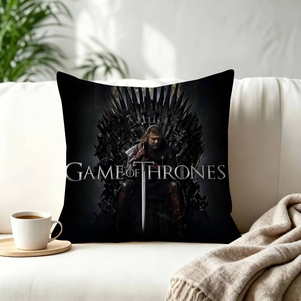 Cushion Cover Pillowcase Upholstery Sofa Throw Pillow Home Decor Pillowcas Movie GGame Of TThrones