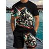 New Summer Men'S Shorts And T-Shirt Set Available Directly from The Factory