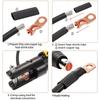 2 Stück = 1 Set rote Kupfer-Ringkabelschuhe, Lötanschlüsse M6/M8/M10, Kabelverbinder-Set für blanke Kabel