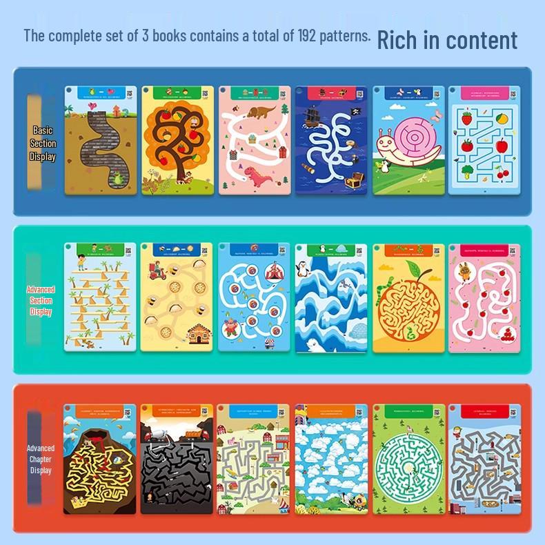 Kinder Labyrinth Rätselbuch: Gehirnfördernde Spiele für 3-4-Jährige