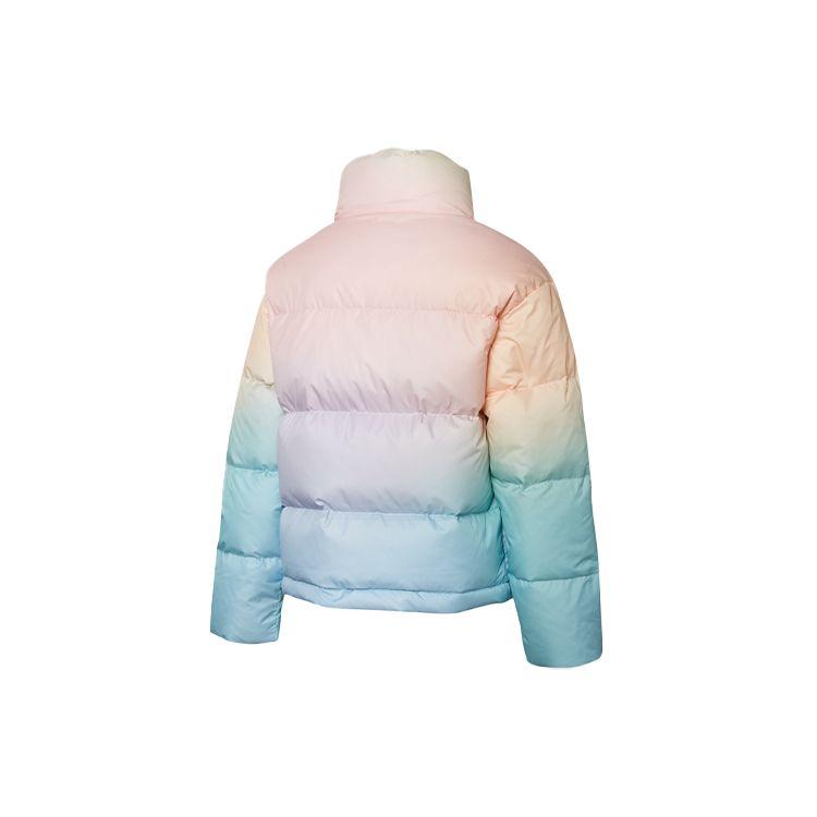 Puma Péřová bunda Logo Gradient Sportovní stojáček Péřový kabát Zima Dámské svrchní oblečení Světle fialová 532917-86