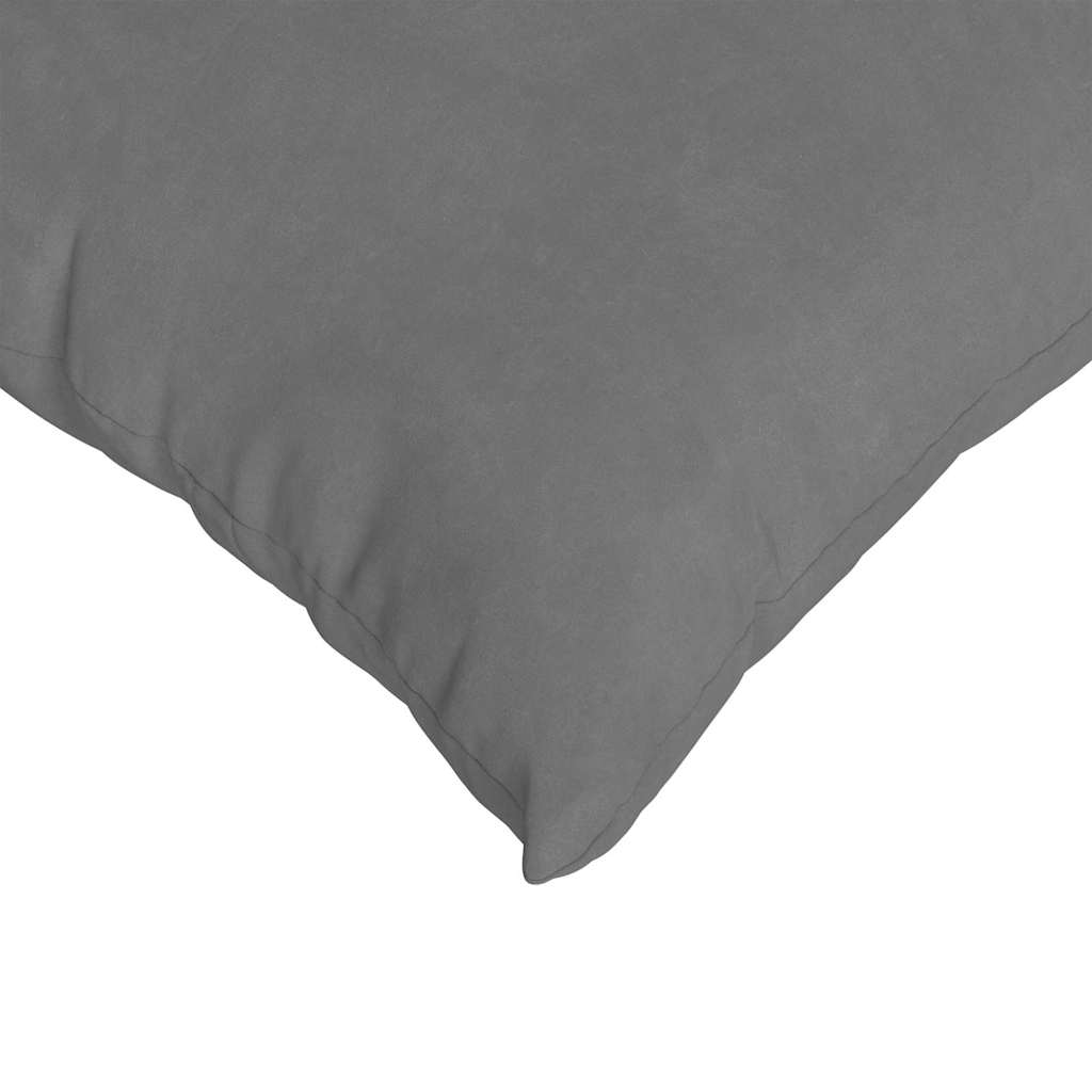 Sofa Cushions 2 Pieces Dark Grey 60 X 60 Cm Fabric