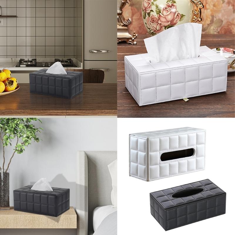 Practical Sturdy PU Leather Tissue Holder Designs for Modern Homes and Multipurpose Use in Any Room Space Saving