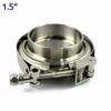 ZUCZUG 1.5-6.0" Aço Inoxidável 304 Liberação Rápida Braçadeira de Banda V Com Flange Macho Fêmea Kit de Braçadeira para Tubo de Escape