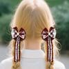 Festival Hair Clips Bow Hairpins Curly Ribbon Tassels Hair Decoration For Girls Hair Accessories