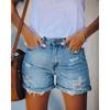 IHUASU Damenmode, lässig, einfarbig, bedruckt, Hosen und Caprihosen