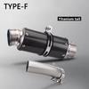 Custom Exhaust Tailpipe for Transalp 750 CB750 Hornet