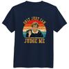 Judy Sheindlin, Law Arbitrator, Court Characters TV Vintage T Shirt Tee Gift New