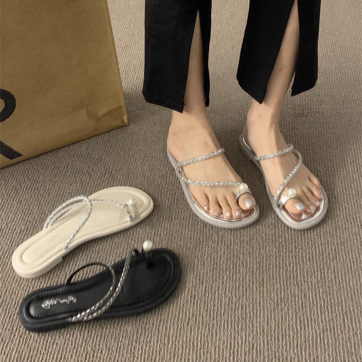 Модная домашняя обувь с открытым носком — фото 5