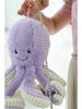 UK Baby Octopus Plush Soothing Doll Toy - Ocean-Themed Gift for Children
