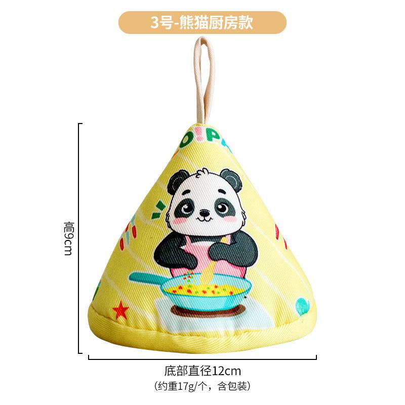Cartoon Cute Triangle Anti-scalding Pot Cap Kitchen Pot Handle Casserole Enamel Pot Cast Iron Pot Ear Muffs Heat Insulation Gloves