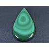 103Cts. Natural Green Malachite Pear Shape Cabochon Loose Gemstone 33X56X6MM D-363
