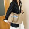 Niche Simple Canvas Storage Bag New Women's Bag Fashion Simple Shoulder Bag Crossbody Bag