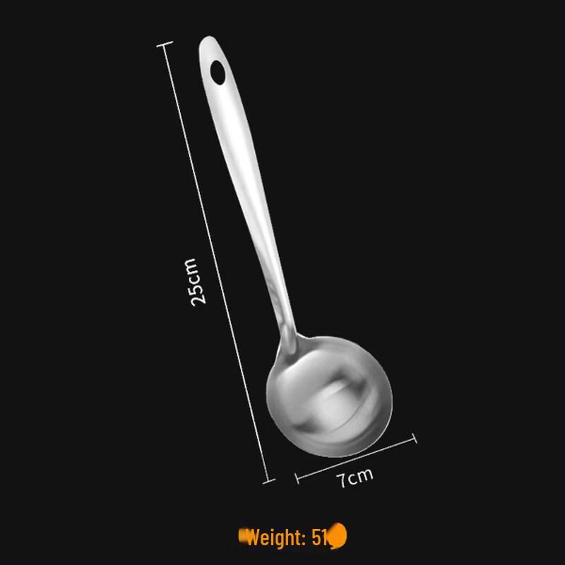 

Zhi Shi Long Handle 304 Stainless Steel Soup Ladle Set