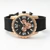 Salvatore Marra Zegarek Chronograf Biznesowy Analogowy Kwarcowy Czarny PGBK z Krzyżem Męski