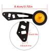 Fishing Reel Handle EVA Knob with Fittings Replacement Parts for Low   Reel (Gold)