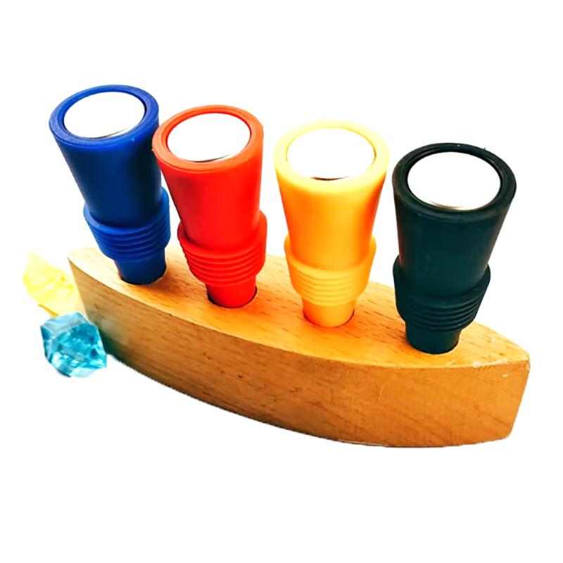 Silikon Vinstopp Whisky Tillbehör Läcksäker Öl Champagne Kork Förslutare Vinkorkar Lock Kök Barer Verktyg