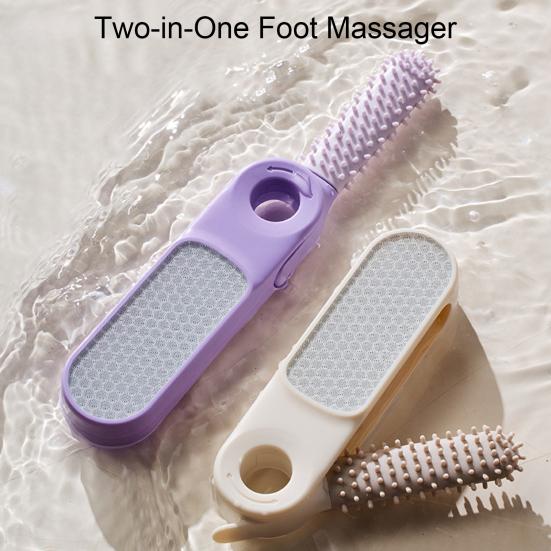 Dobbeltsidig fotfil Nanoglass Død hud Hard hudfjerner Fotbørste Aktiv hudeksfolieringsenhet