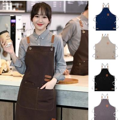 Waterproof Chef Apron Oil-proof Anti-fouling Kitchen Cooking Smock Sleeveless Breathable Catering Work Clothes for Home Kitchen