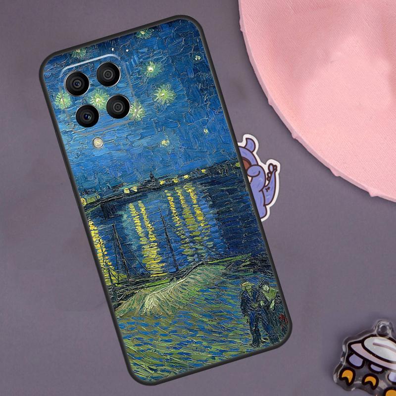 Oil Painting Van Gogh Case For Samsung Galaxy M23 M33 M53 M13 M12 M32 M52 M55 M14 M34 M54 M20 M51 M21 M30s M31s