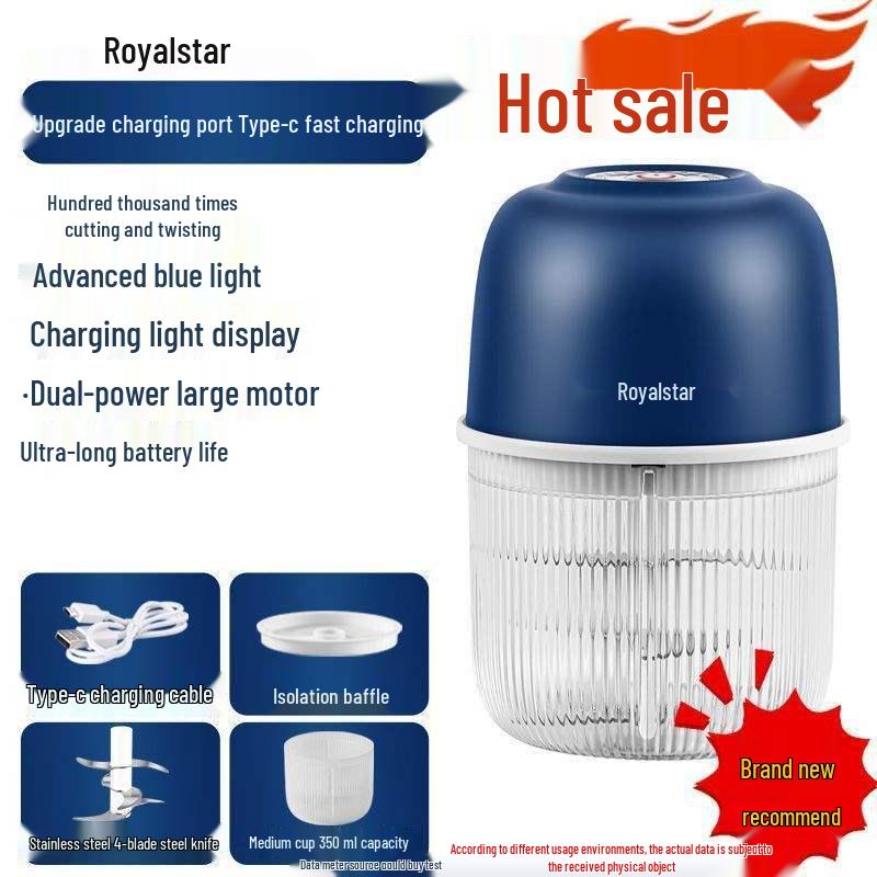 Wireless Electric Garlic Masher, Press, Peeler, Chopper & Meat Grinder