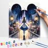 Disney Alice In Wonderland Painting Kit, Home Decor Handmade Gift for Wall Art, DIY Canvas Craft, Bedroom Living Room Decoration