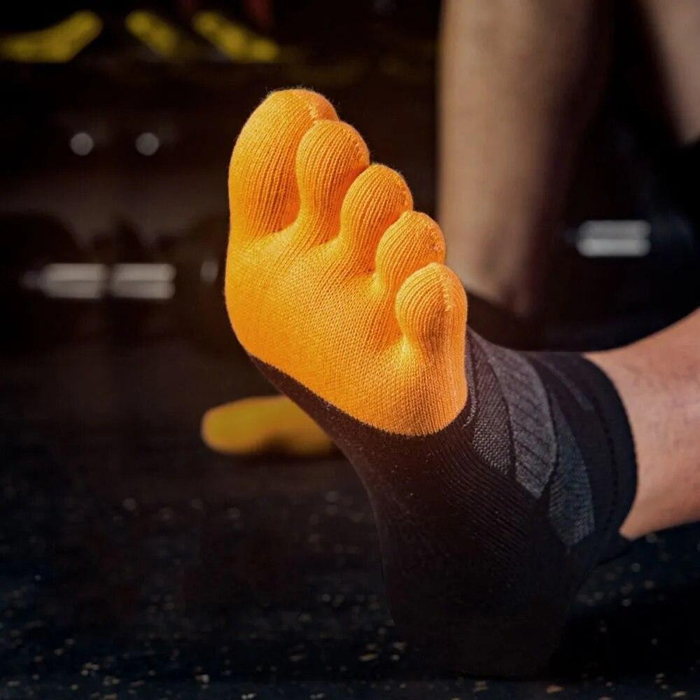 thumbnail image 2 of 6 Pairs Women's Toe Socks - Five Finger Cotton Socks For Yoga, Running & Athletic Activities 2 of 14