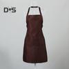 Oilproof Kitchen Apron with Pocket Waterproof Sleeveless Grease Resistant Cooking Apron for Baking