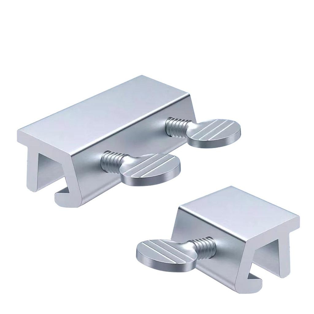  Aluminum Alloy Window Locks Adjustable Safety Sliding Door Clips Sliding Security Window Lock Stopper Window