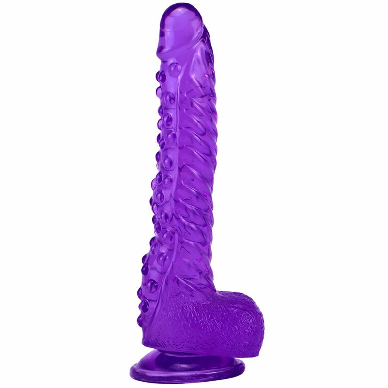 Front Female Thread Granular Massage Female Simulation Dildo Adult Sex Toys