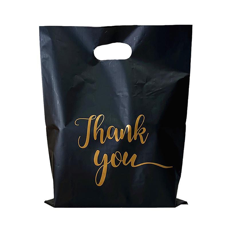 100Pcs Thank You Bag Gift Plastic Shopping Bag Tote Bag 20*30Cm Gift Bag Birthday Wedding Party Favors Candy Cookie Wrapper Bag