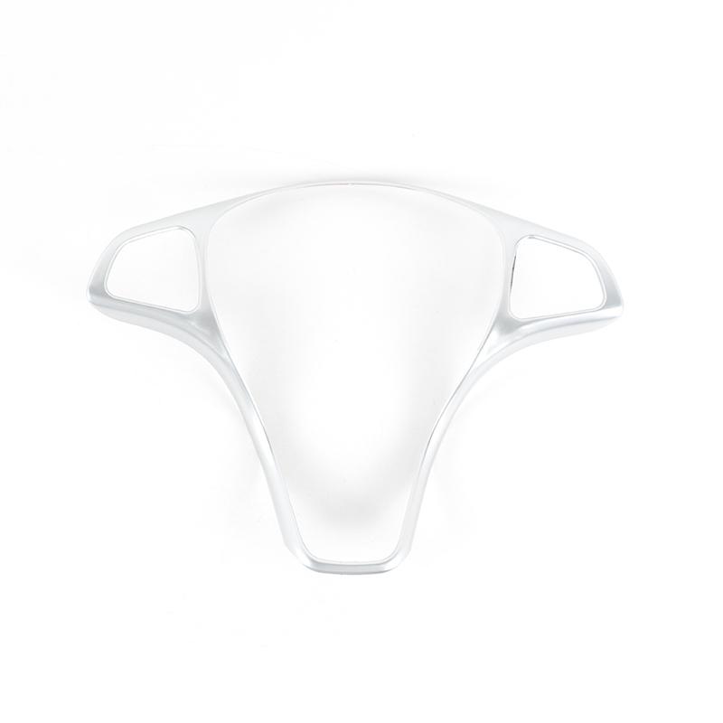 Carbon Fiber Color Car Steering Wheel Panel Frame Trim For Mercedes Benz C GLC E Class W205 W213 2016-2018 Interior Accessories