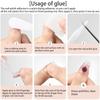 Long French False Nails Stick On Nails Nail Gradient Press on Nails DIY Art Accessories Display for Personal Style