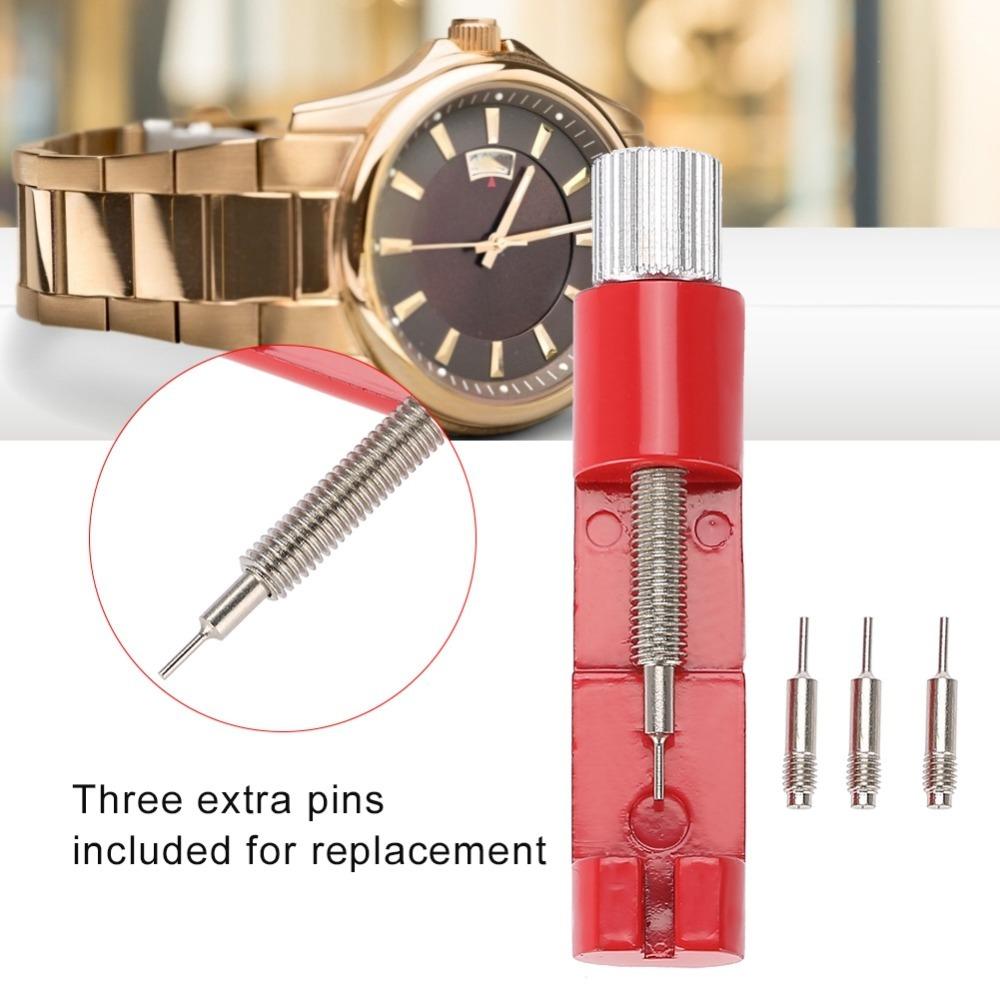 Metal Watch Band Adjuster Sizing Tool  Jewelry Shop Small Watch Repair Tool Matching красный