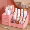 Boîte de rangement pour articles divers de bureau et cosmétiques, 3 étages, type tiroir de commode, plastique, porte-clés, rangement pour bijoux