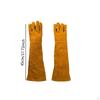 Heat And Water Resistant Long Welding Gloves, Versatile for Grilling, Work, Fireplace, Baking