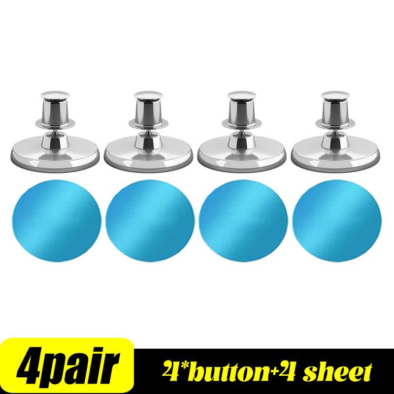 Metal Curtain Magnetic Closure Wall Mounted Magnetic Buckle Shower Curtain Magnet Clips Detachable Window Screen Fixed Fastener