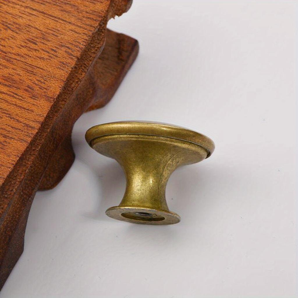 4 Pieces Of Vintage Cabinet Knobs, Antique Bronze Cabinet Door Handle Knobs, Drawer Handle Knobs With Screws For Home Furniture
