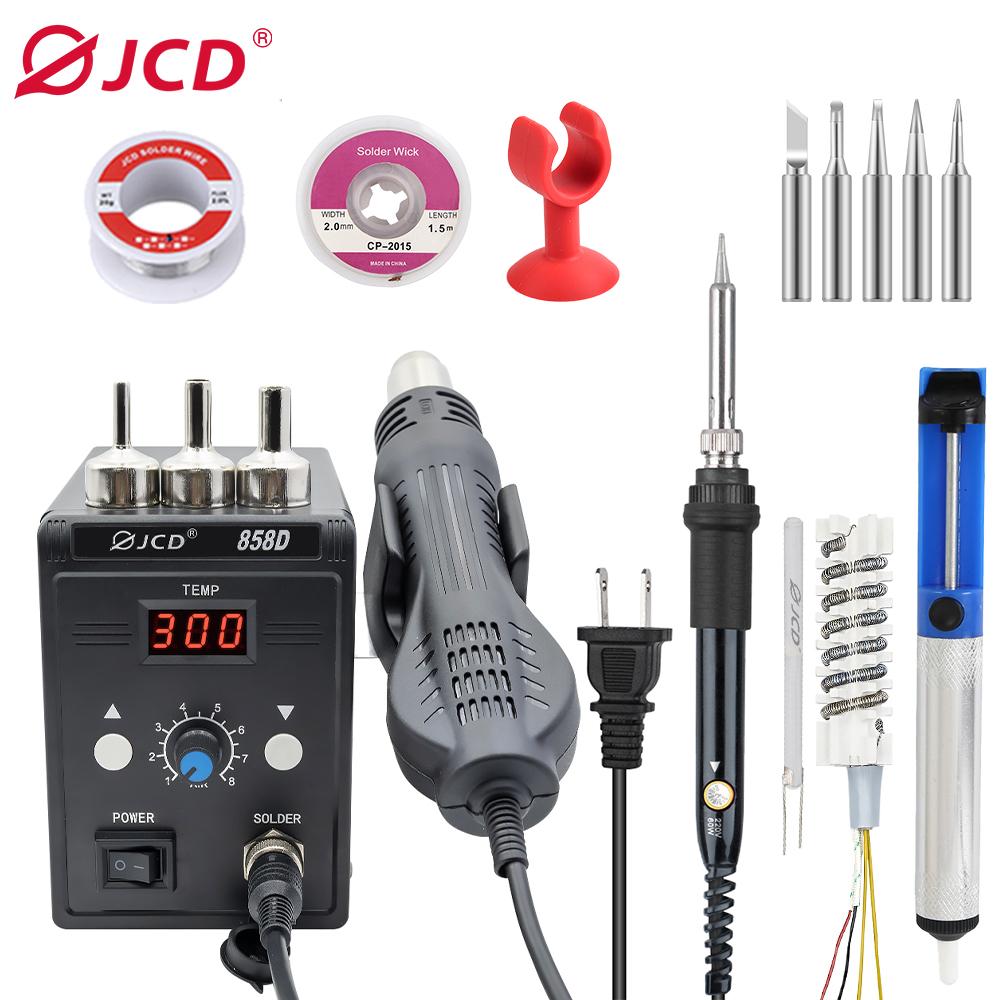 JCD 858D 700W Heißluftpistole Station Digitale Lötkolben BGA Rework Station Heißluftpistole Schweißgerät