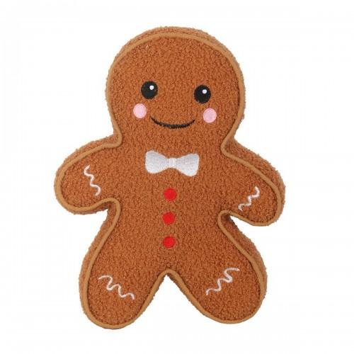 Something Different Bouclé Gingerbread Man Cushion