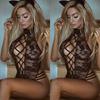 Sexy Lingerie Women Hot Sexy Fashion Lingerie Lace Hollow Out V Neck Backless Bodysuit Open Bra Lace