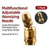 Ergonomic Brass Sprayed Nozzle With Adjustable Flows For Comfortable Gardening And Farming Horticulture Applications