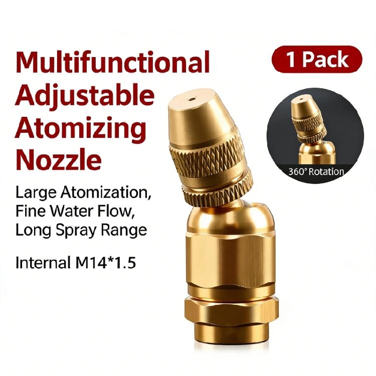 Ergonomic Brass Sprayed Nozzle With Adjustable Flows For Comfortable Gardening And Farming Horticulture Applications