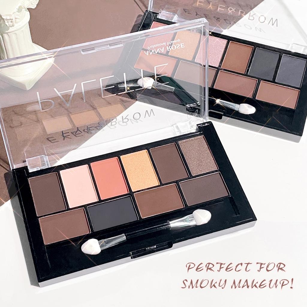 Palette ombretti dieci colori perlescente opaca finissimo shimmer toni della terra per principianti quotidiana nude palette trucco