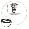 1pc Cereus Metal Cactus Wall Art Modern Metal Wall Sculpture Stylish Cactus Design Elegant Wall Decor for Contemporary Spaces